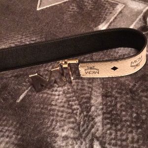 Real MCM belt.  Adjust to my size 30-33